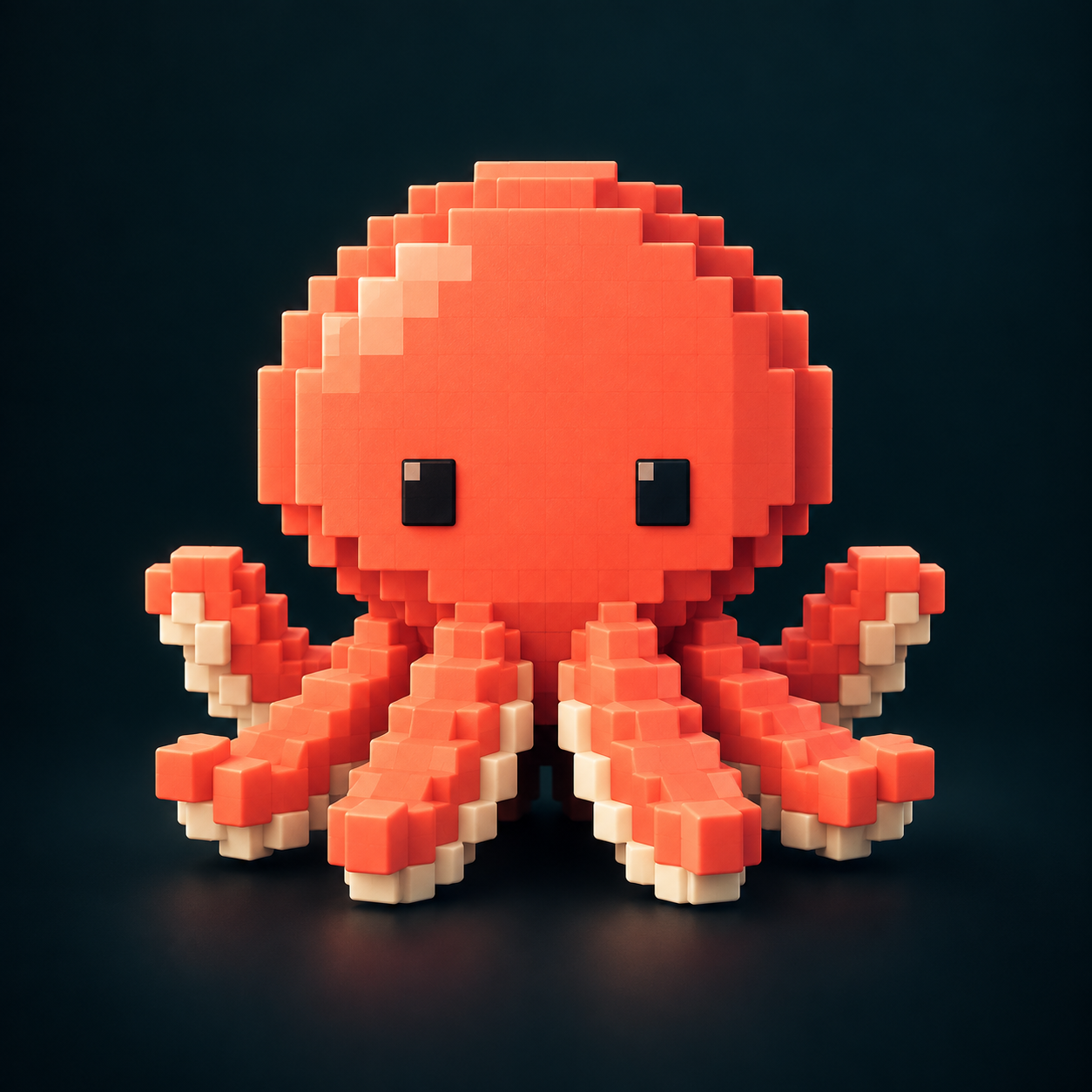 Tako coral octopus